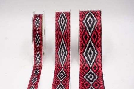 Geometrische Diamanten Jacquardband_AI-KN